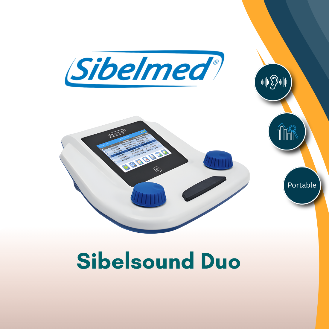 SIBELSOUND DUO – PORTABLE SCREENING AUDIOMETER